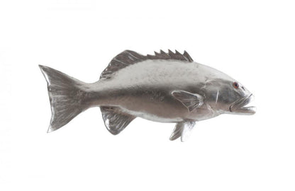 Phillips Collection Whaler Shark Fish Wall Sculpture Polished Aluminum