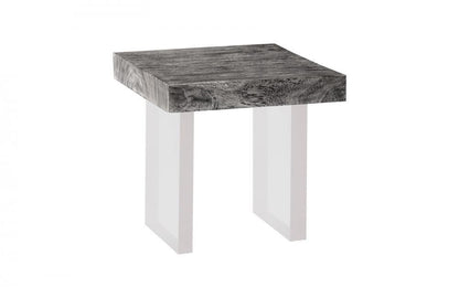 Phillips Collection Floating Side Table Graystone, Clear