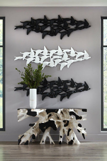 Phillips Collection Flock of Birds Wall Art, Black, 69"W (PH112985 YV0J07T726)