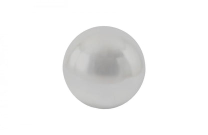 Phillips Collection Floor Medium Ball Sculpture Silver Leaf