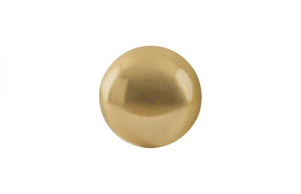 Phillips Collection Floor Small Ball Sculpture Gold Leaf