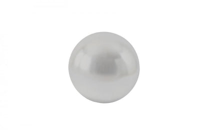 Phillips Collection Floor Small Ball Sculpture Silver Leaf