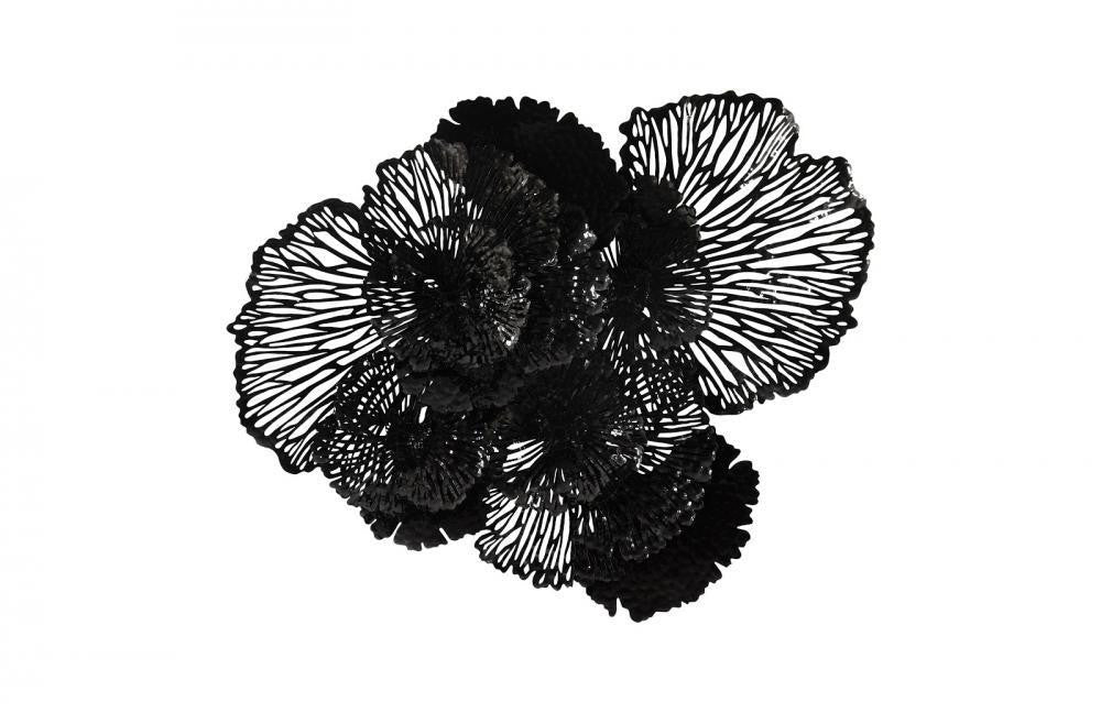 Phillips Collection Flower Wall Art, Large, Black, 63"W (TH108320 YV0J07T737)