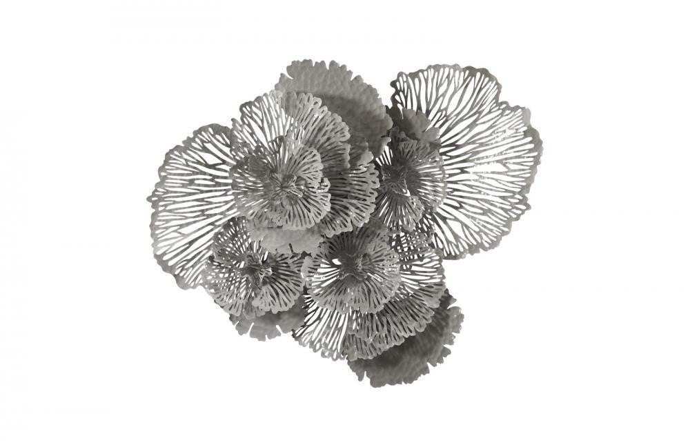 Phillips Collection Flower Wall Art, Large, Gray, 63"W (TH108322 YV0J07T738)