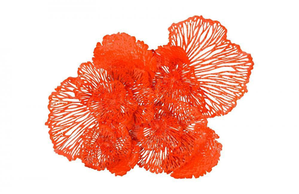 Phillips Collection Flower Wall Art, Large, Orange, 63"W (TH83082 YV0J07T72V)