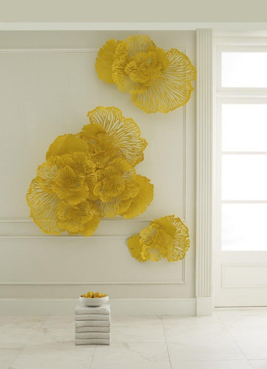 Phillips Collection Flower Small Wall Art Black