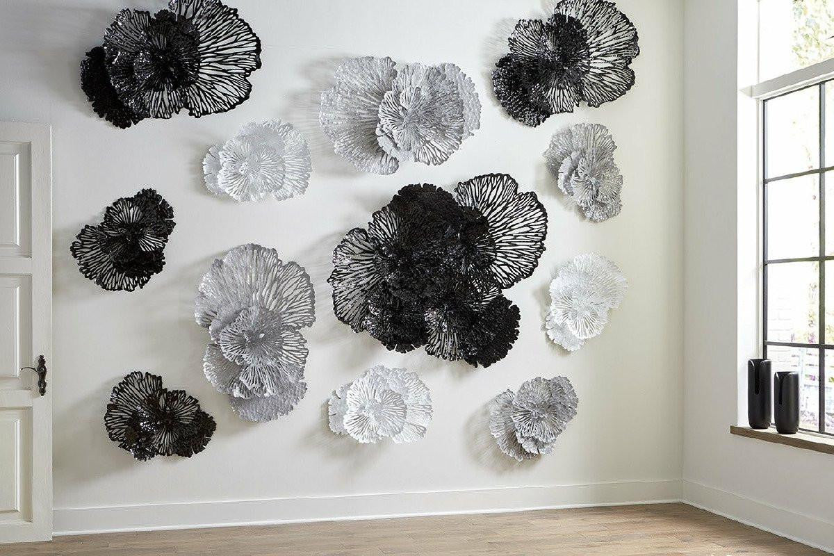 Phillips Collection Flower Wall Art, Medium, Black, 43"W (TH108319 YV0J07T739)