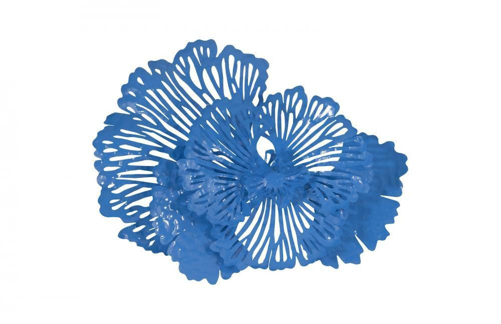 Phillips Collection Flower Small Wall Art Blue