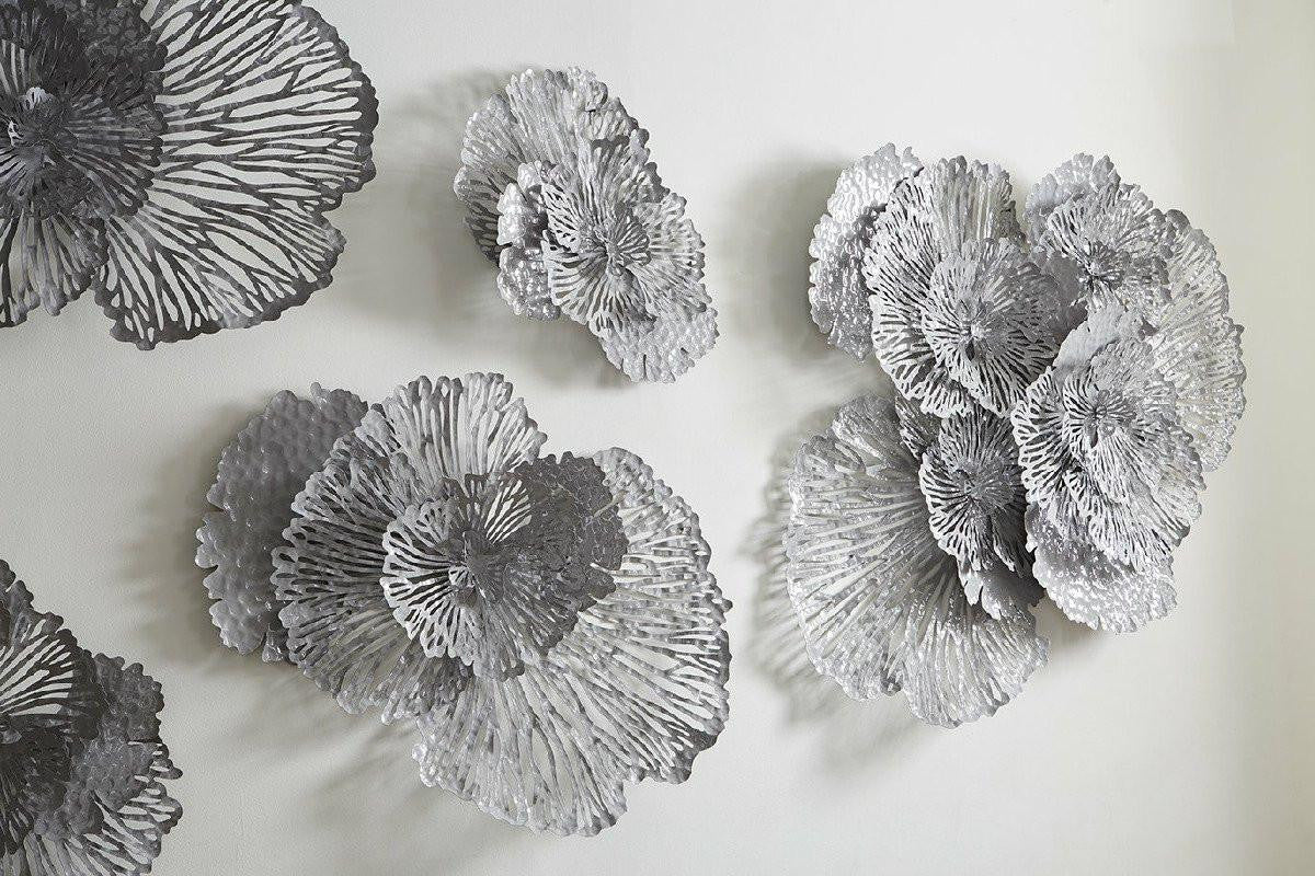 Phillips Collection Flower Wall Art, Small, Gray, 25"W (TH107119 YV0J07T72Z)