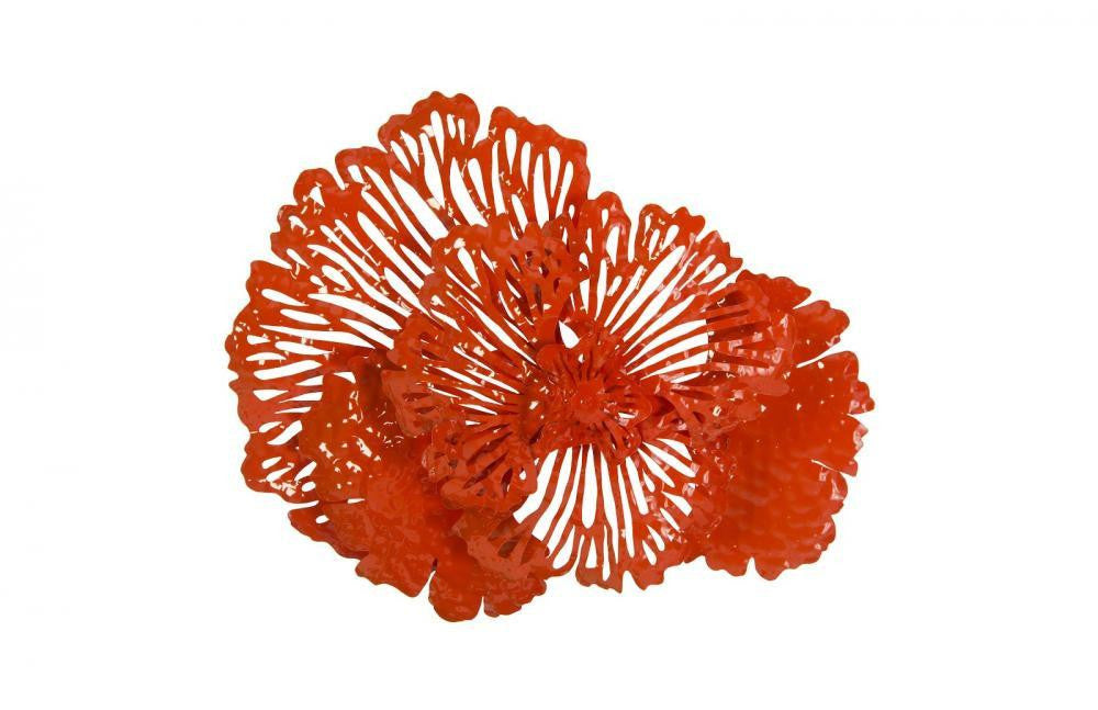 Phillips Collection Flower Wall Art, Small, Orange, 25"W (TH83080 YV0J07T72T)