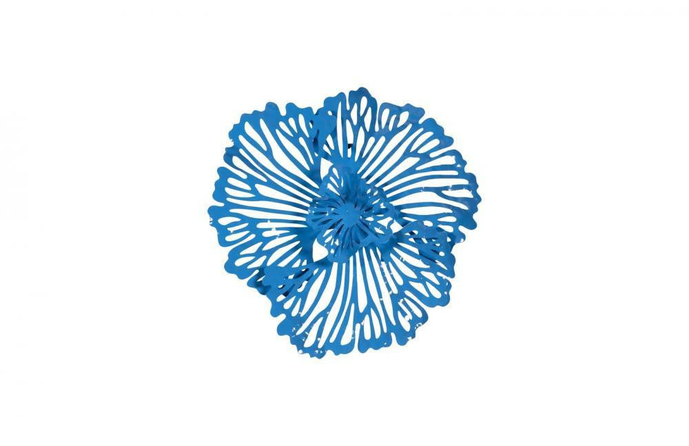 Phillips Collection Flower Wall Art, X-Small, Blue, 18"W (TH109687 YV0J07T732)