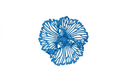 Phillips Collection Flower Wall Art, X-Small, Blue, 18"W (TH109687 YV0J07T732)