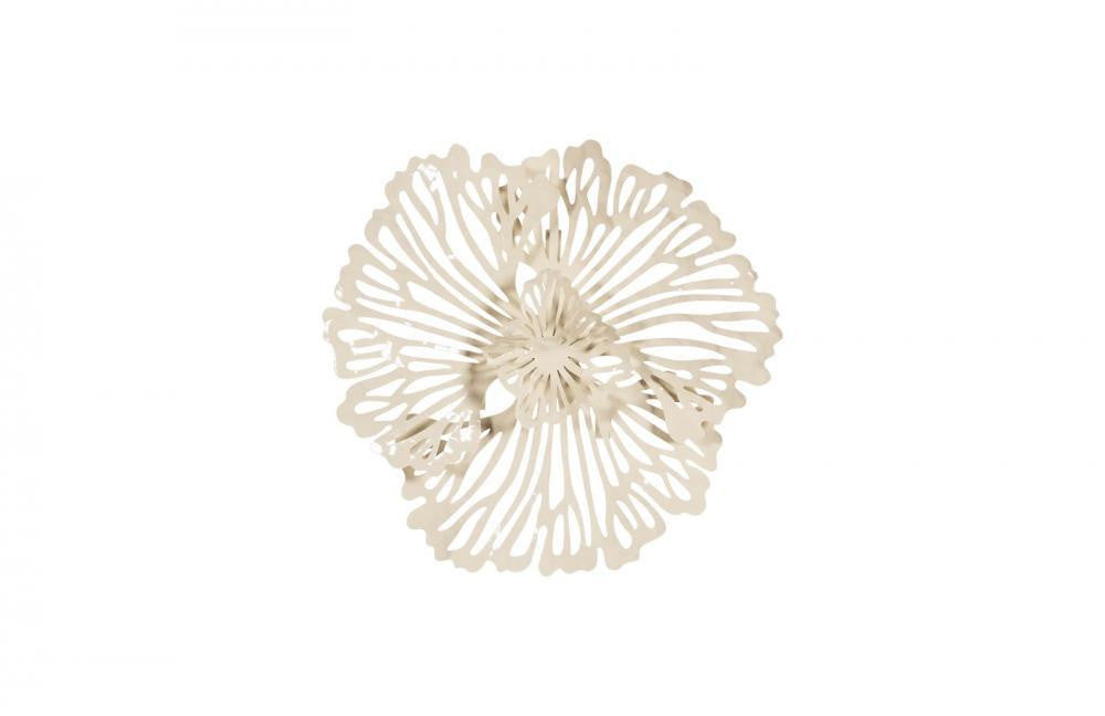 Phillips Collection Flower Wall Art, X-Small, Ivory, 18"W (TH109686 YV0J07T731)