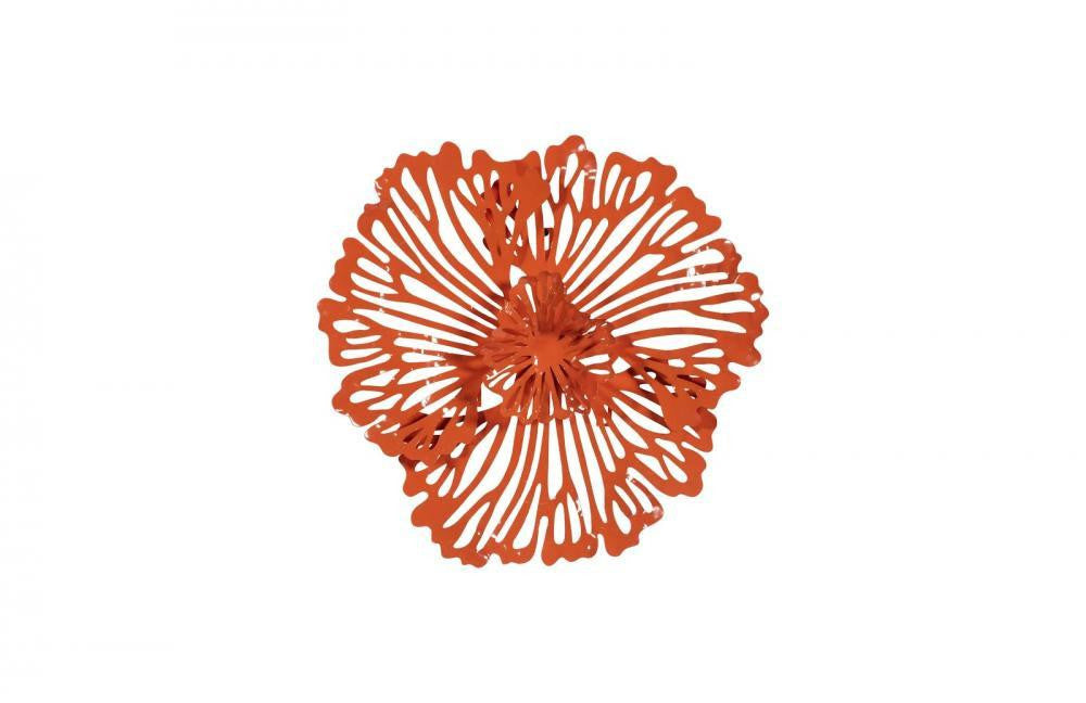 Phillips Collection Flower Wall Art, X-Small, Orange, 18"W (TH109689 YV0J07T734)