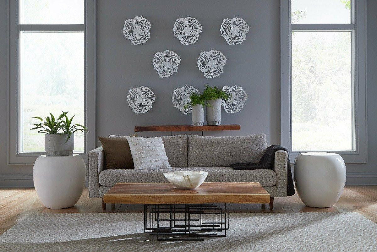 Phillips Collection Flower Wall Art, X-Small, White, 18"W (TH109685 YV0J07T730)