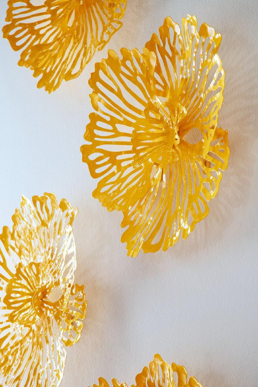 Phillips Collection Flower Wall Art, X-Small, Yellow, 18"W (TH109688 YV0J07T733)