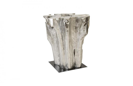 Phillips Collection Freeform Bar Table Silver Leaf, Black
