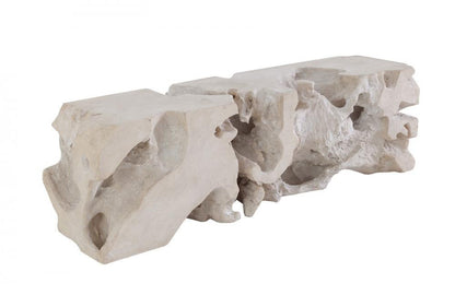 Phillips Collection Freeform Bench, Large, Off-White, 59"W (PH62423 YV0J07T801)