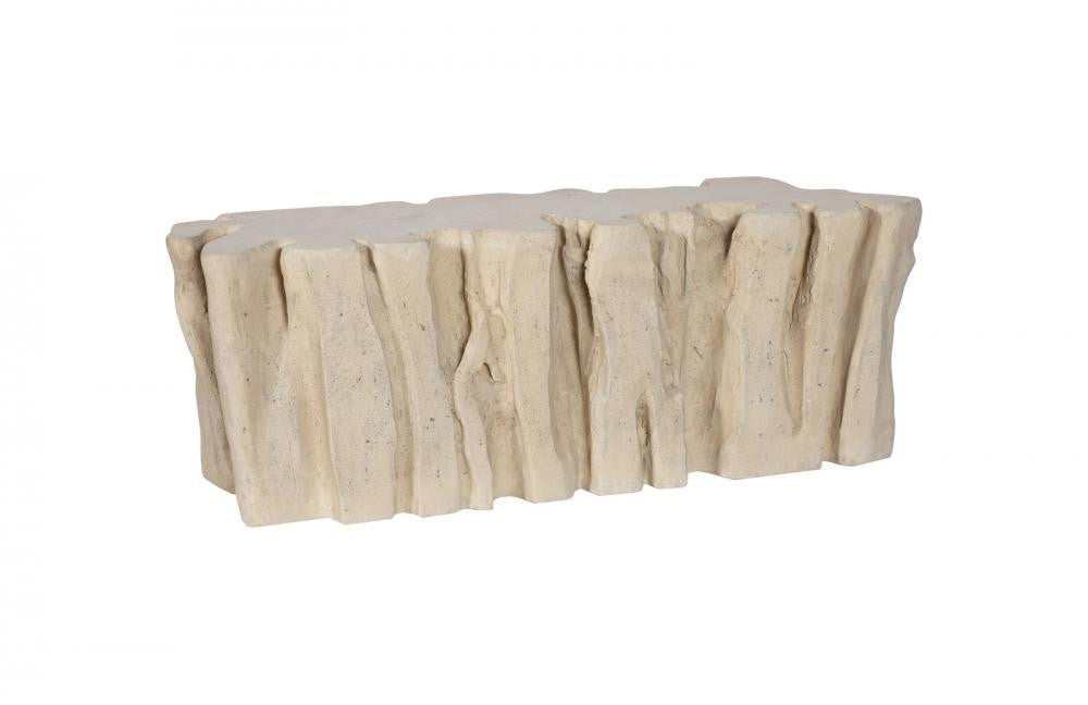 Phillips Collection Freeform Bench, Medium, Off-White, 51"W (PH110592 YV0J07T80J)