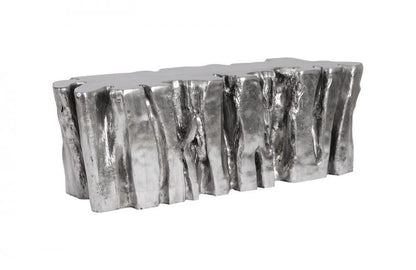 Phillips Collection Freeform Bench, Medium, Silver Leaf, 51"W (PH104351 YV0J07T80H)
