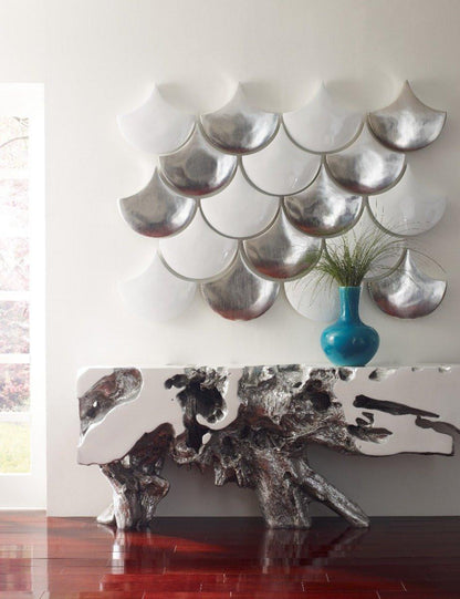 Phillips Collection Freeform Large Console Table White