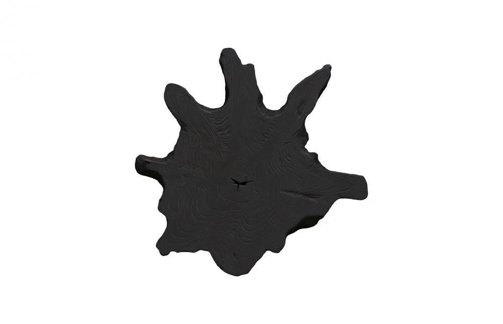 Phillips Collection Freeform Teak Large Wall Slice Gray