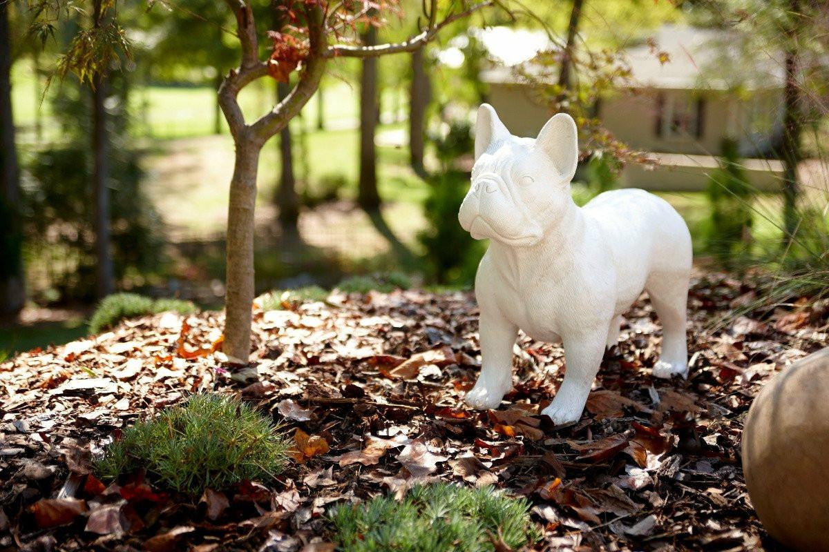 Phillips Collection French Bulldog Sculpture, White, 21"H (PH100245 YV0J07T80X)