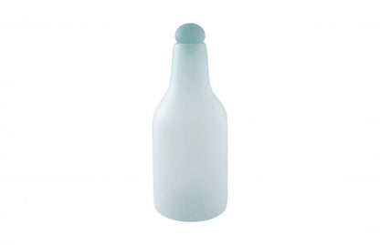 Phillips Collection Frosted Glass Bottle Frosted Turquoise