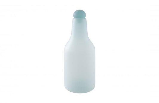 Phillips Collection Frosted Glass Bottle Frosted Turquoise
