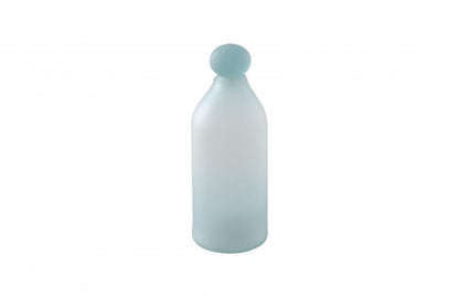 Phillips Collection Frosted Glass Bottle, Small, Frosted Turquoise, 20"H (ID66325 YV0J07T814)