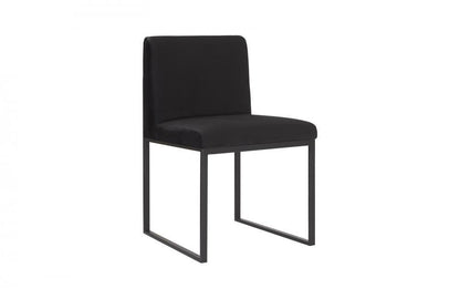 Phillips Collection Frozen Dining Chair, Black, Matte Black Frame, 33"H (PH99960 YV0J07T819)