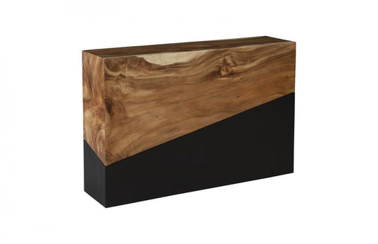 Phillips Collection Geometry Console Table Chamcha, Black