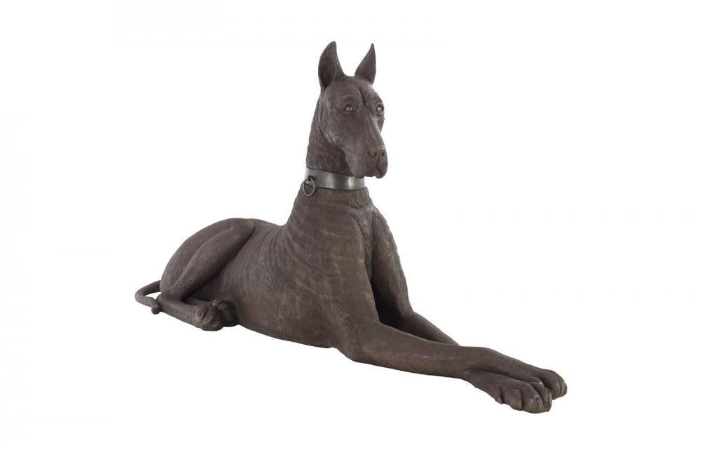 Phillips Collection Great Dane Left Sculpture Bronze