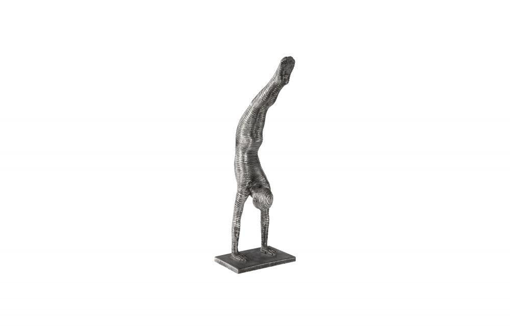 Phillips Collection Handstand Figure Sculpture Aluminum