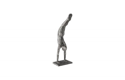 Phillips Collection Handstand Figure Sculpture Aluminum