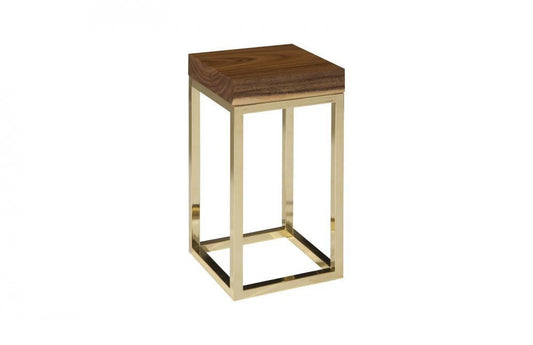 Phillips Collection Hayden End Table Wood, Gold
