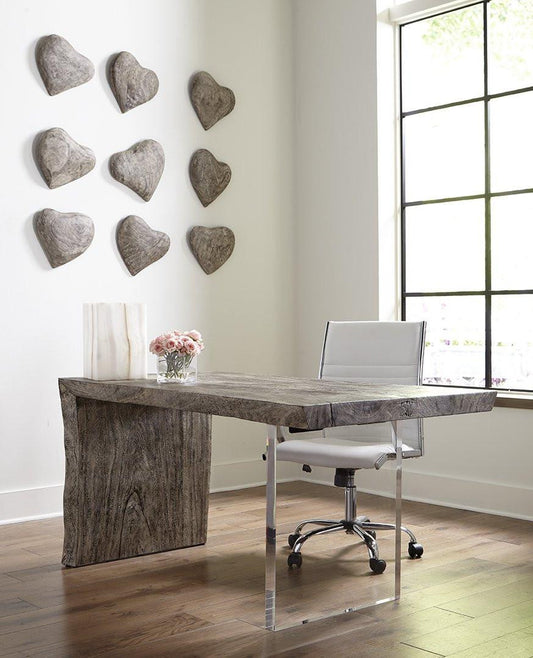 Phillips Collection Heart Wall Tile, Graystone, 12"W (TH99500 YV0J07T8ZP)