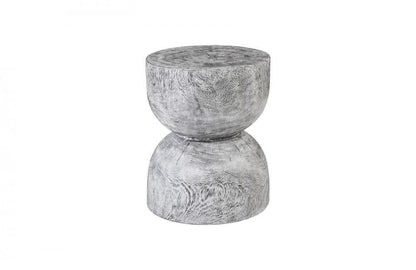Phillips Collection Hourglass Side Table Graystone