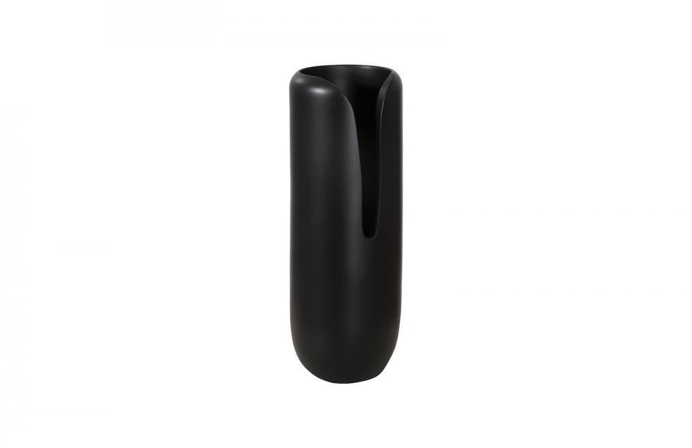Phillips Collection Interval Wood Vase, Large, Black, 17"H (TH107164 YV0J07T90N)