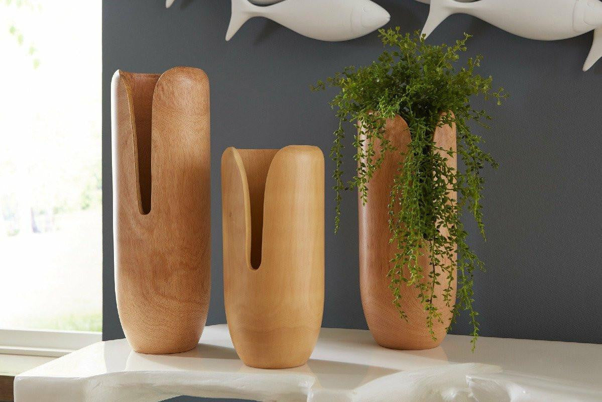 Phillips Collection Interval Wood Vase, Large, Natural, 17"H (TH107161 YV0J07T90K)