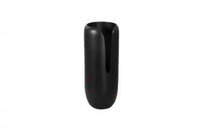 Phillips Collection Interval Wood Vase, Medium, Black, 15"H (TH107163 YV0J07T90M)