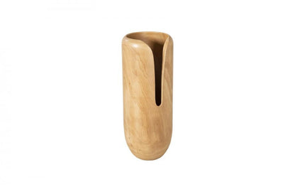 Phillips Collection Interval Wood Medium Vase Black