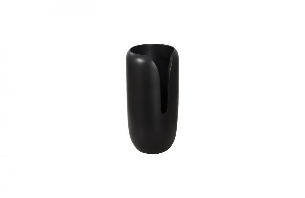Phillips Collection Interval Wood Vase, Small, Black, 12"H (TH107162 YV0J07T90L)