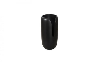 Phillips Collection Interval Wood Vase, Small, Black, 12"H (TH107162 YV0J07T90L)