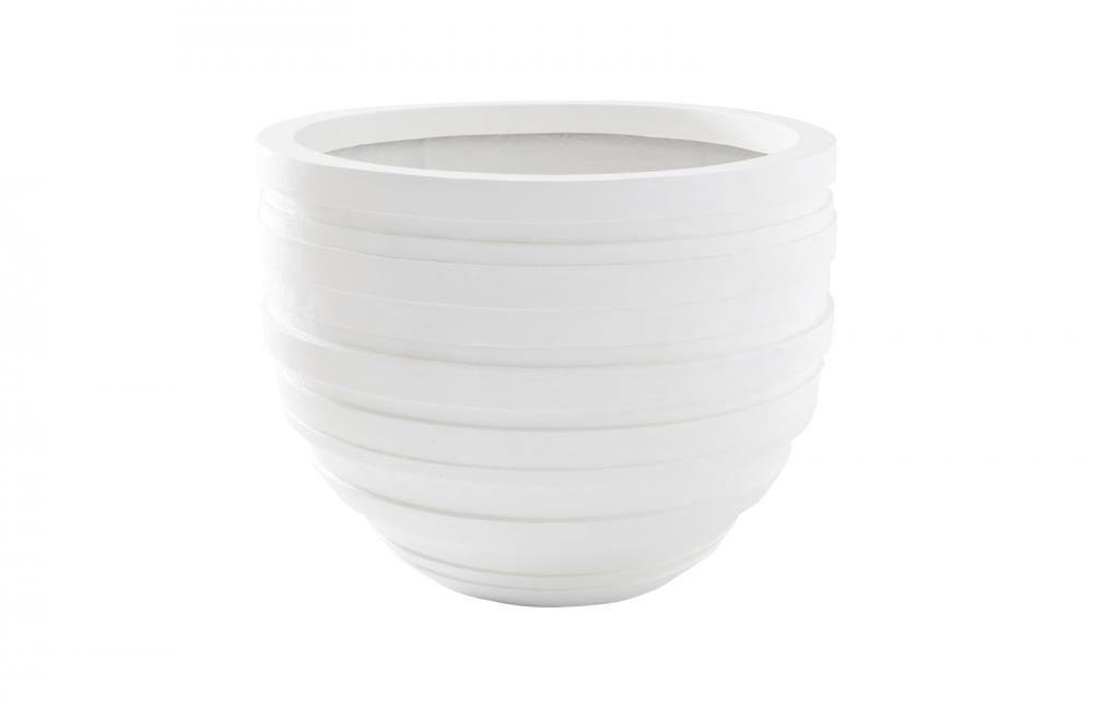 Phillips Collection June Wide Large Planter White