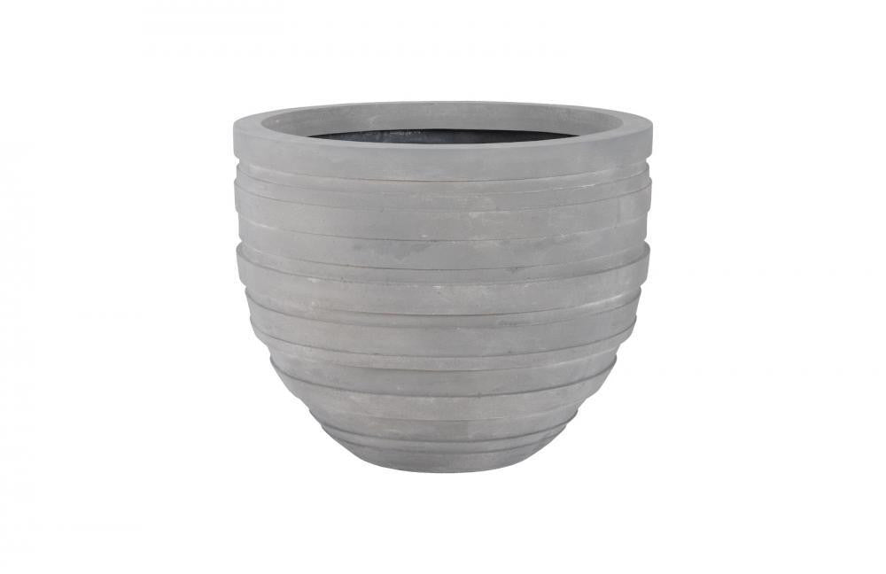 Phillips Collection June Square Planter Gray