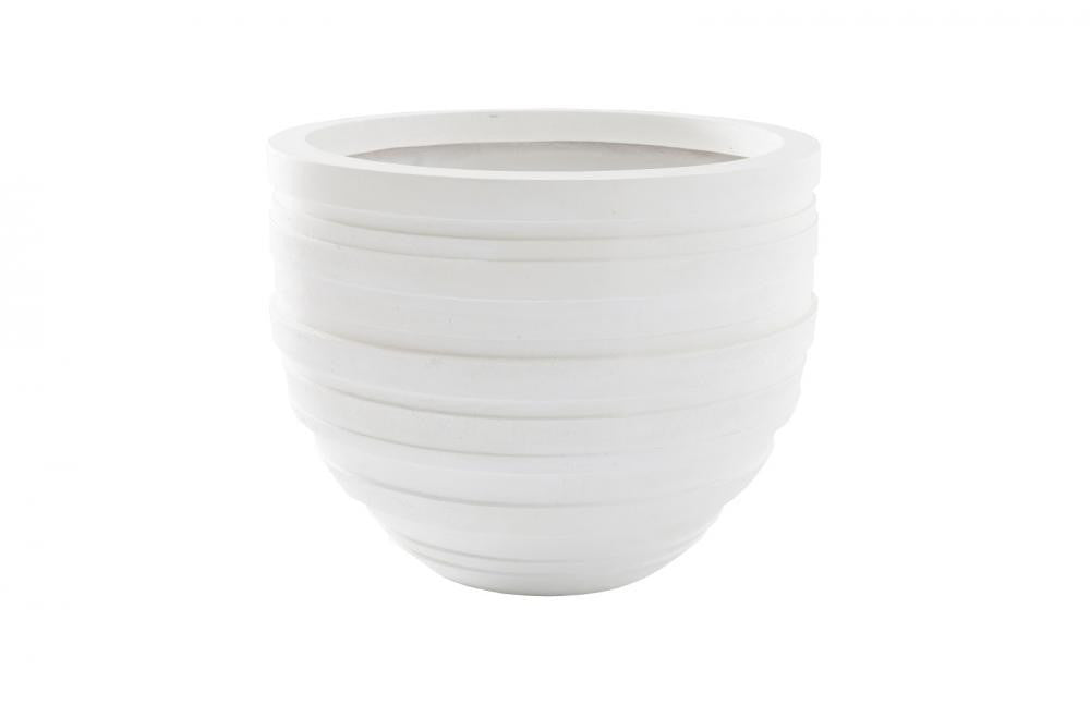 Phillips Collection June Wide Small Planter White