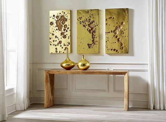Phillips Collection Katha Vase, Gold Leaf, 12"H (PH67521 YV0J07T91Y)