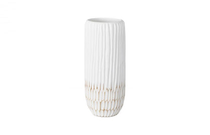 Phillips Collection Lacuna Vase, Medium, Off-White, 14.5"H (TH107097 YV0J07T9YF)