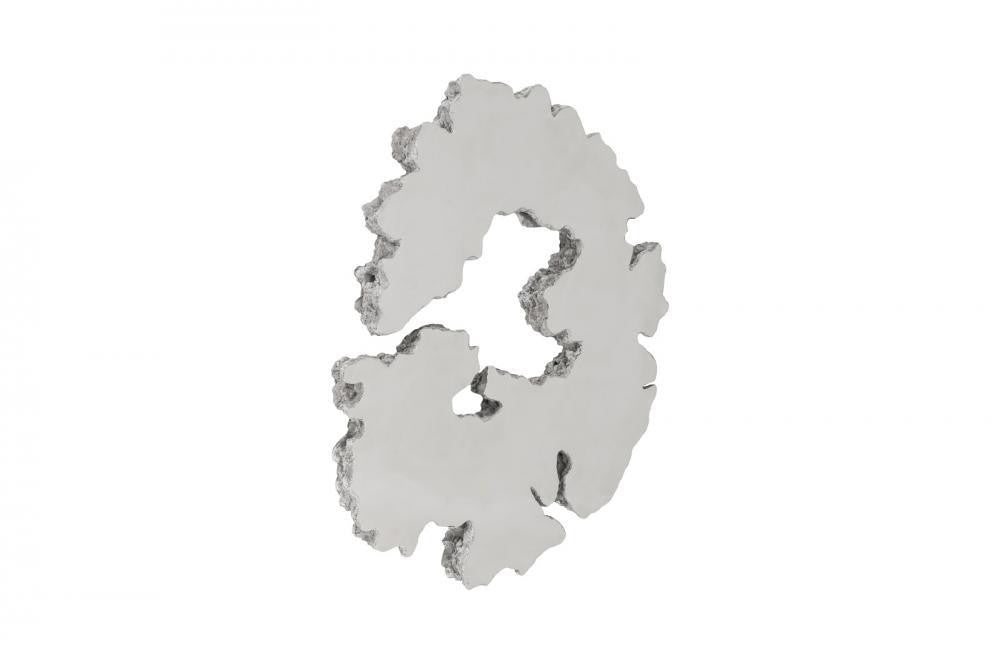 Phillips Collection Lava Slice Wall Tile, Large, Stainless Steel, 24"W (PH97071 YV0J07T9YW)